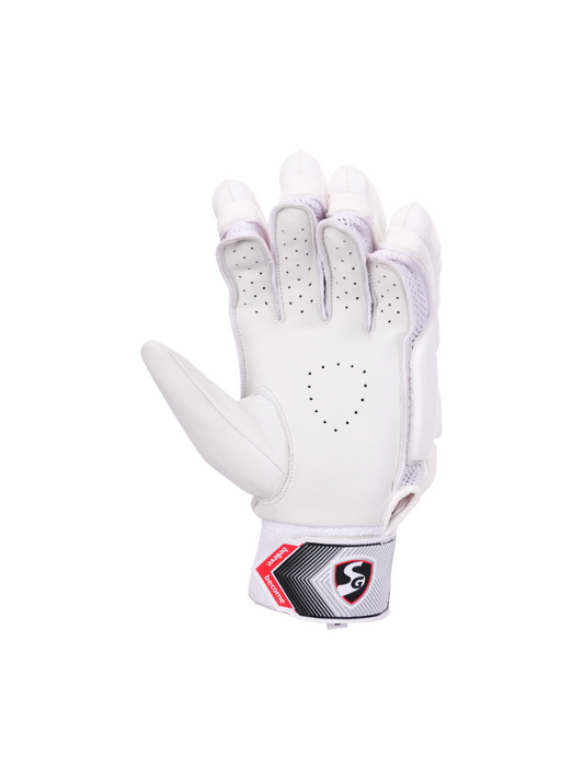 SG TEST WHITE CRICKET GLOVES